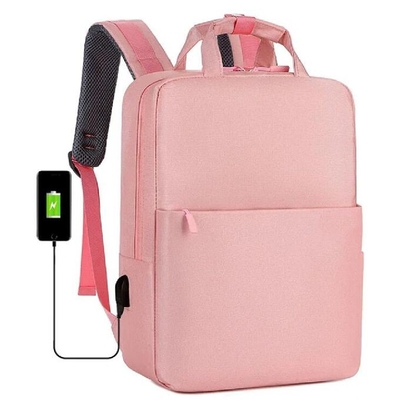 Podróże biznesowe Wodoszczelne torebki dla kobiet Moda Przeciwkradzieżowe laptop plecaky z USB