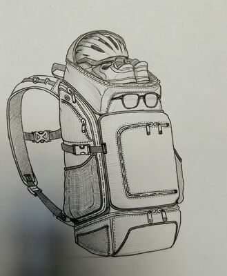 Niestandardowa torebka sportowa z oddychającą tkaniną i 5 przestronnymi przedziałami do wędrówek i obozowań