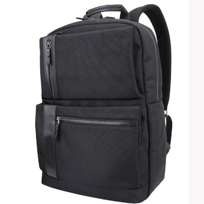 15,6-calowy nylonowy plecak podróżny College School Business Laptop Bag Black