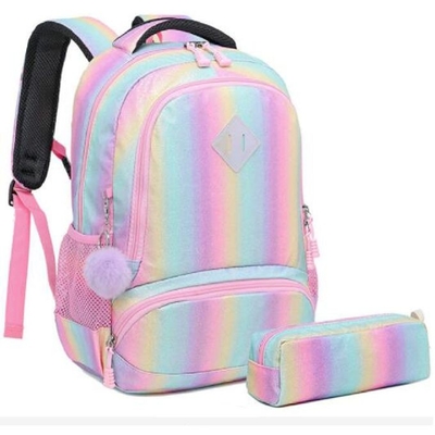 Plecak szkolny OEM ODM Rainbow dla dziewczynek