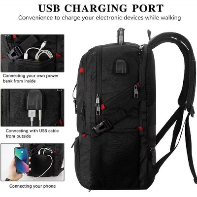 Specjalny Sport Gym Bag wodoodporny Szkoła Podróżny plecak Z schowkiem USB Port ładowania
