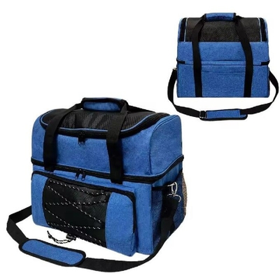 Niestandardowy sport Bowling Tote Bag Bowling dodatkowe akcesoria Dwie kule Tote Bag z podkładką piłki