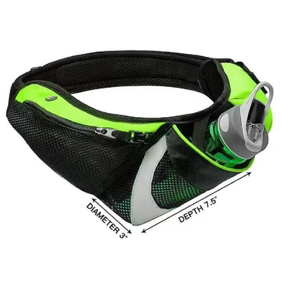 Oddychający pas biegowy Waist Pack z butelką wodną