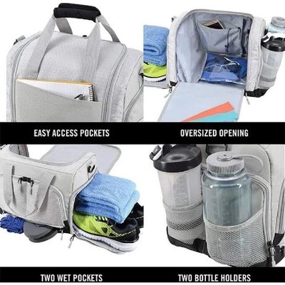 Podróże Fitness Duffel Sport Bag Gym Sport Bags Z Oddziałem Butów