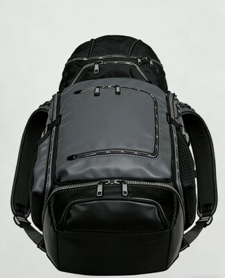 Niestandardowa torba sportowa z wodotwórczym poliesterem i płytką z tyłu