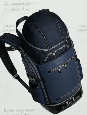 46 X 17 X 28 Cm Torba sportowa na zewnątrz Oddychająca lekka Trwała z 5 przedziałami do siłowni Podróże