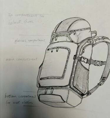 Worek sportowy na zewnątrz Worek sportowy na zewnątrz wodoodporna konstrukcja poliestrowa logo dostosowane do potrzeb idealnie nadaje się do wycieczek i podróży